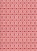 Machine Washable Transitional Pastel Pink Rug, wshpat492rd