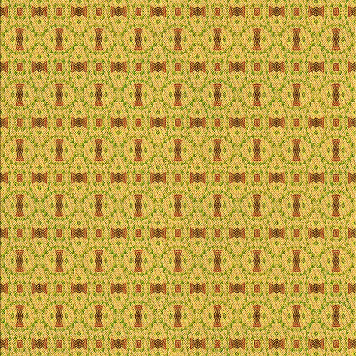 Patterned Yellow Rug, pat492yw