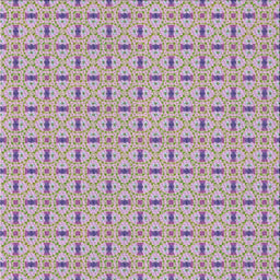 Square Patterned French Lilac Purple Novelty Rug, pat492