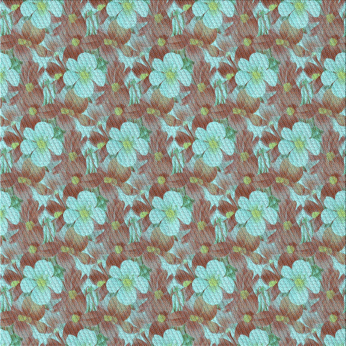 Round Machine Washable Transitional Blue Green Rug, wshpat493lblu