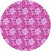 Square Patterned Violet Purple Rug, pat493pur