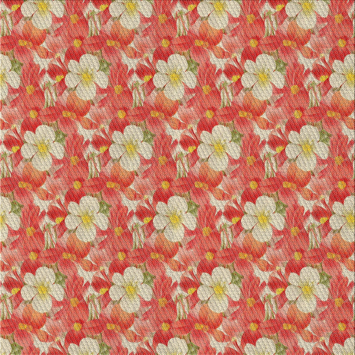 Sideview of Machine Washable Transitional Red Rug, wshpat493