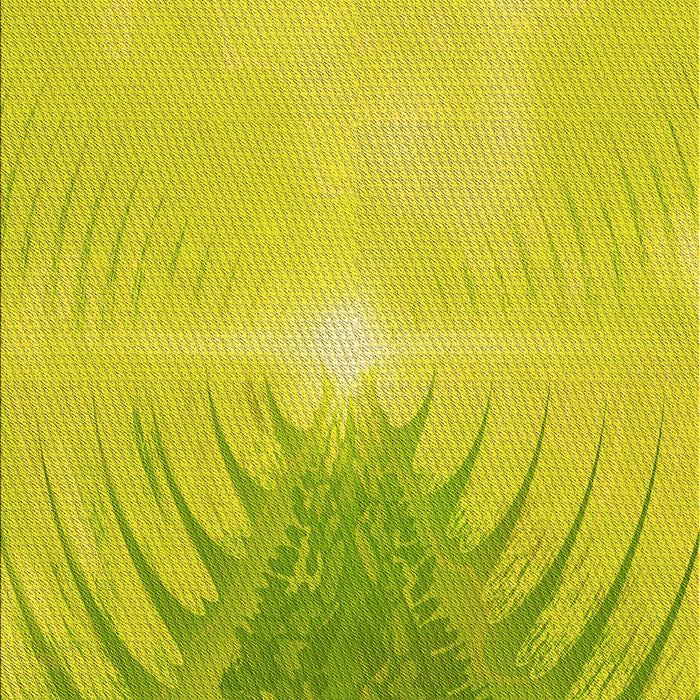 Patterned Pistachio Green Rug, pat494yw