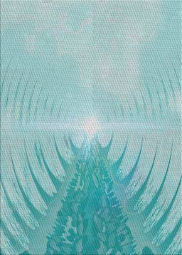 Patterned Deep-Sea Green Novelty Rug, pat494