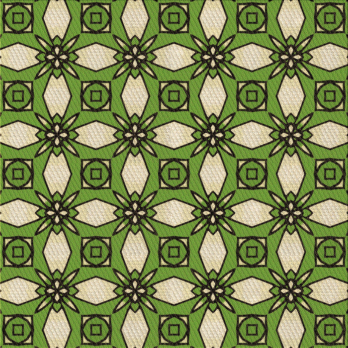 Round Machine Washable Transitional Army Green Rug, wshpat495brn