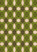 Patterned Avocado Green Rug, pat495org