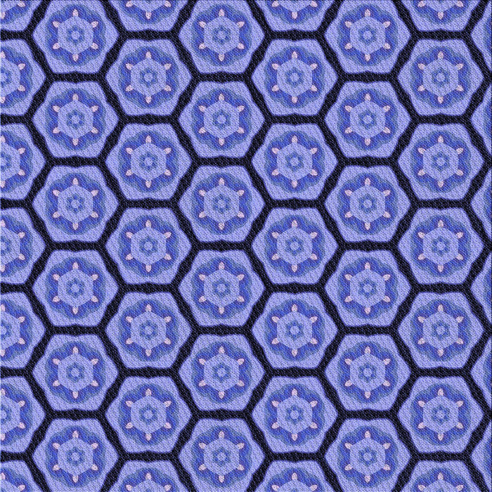 Round Patterned Sky Blue Rug, pat496blu