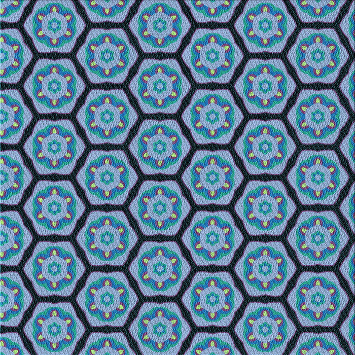 Round Patterned Dark Slate Blue Purple Rug, pat496lblu