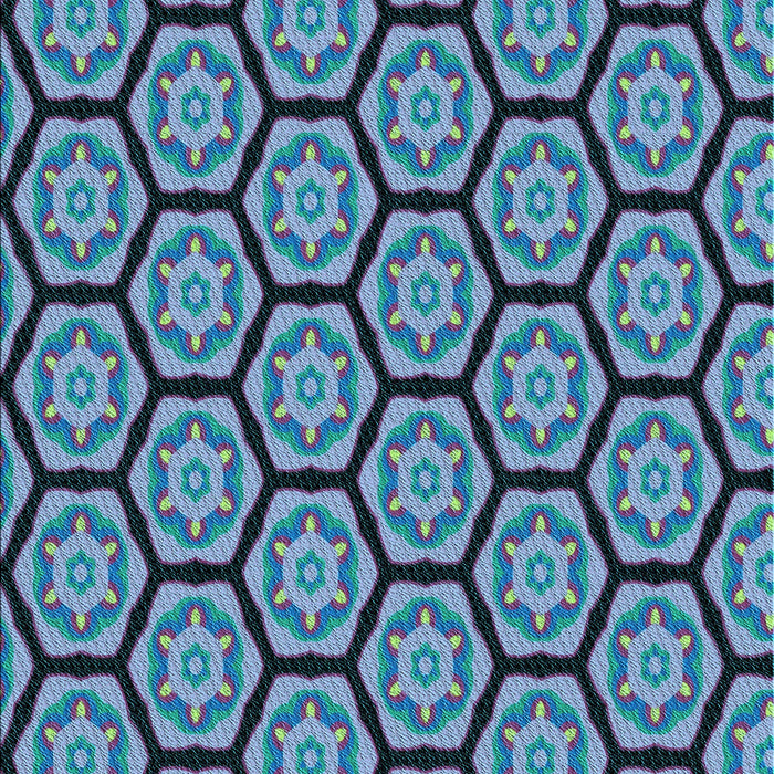 Patterned Dark Slate Blue Purple Rug, pat496lblu