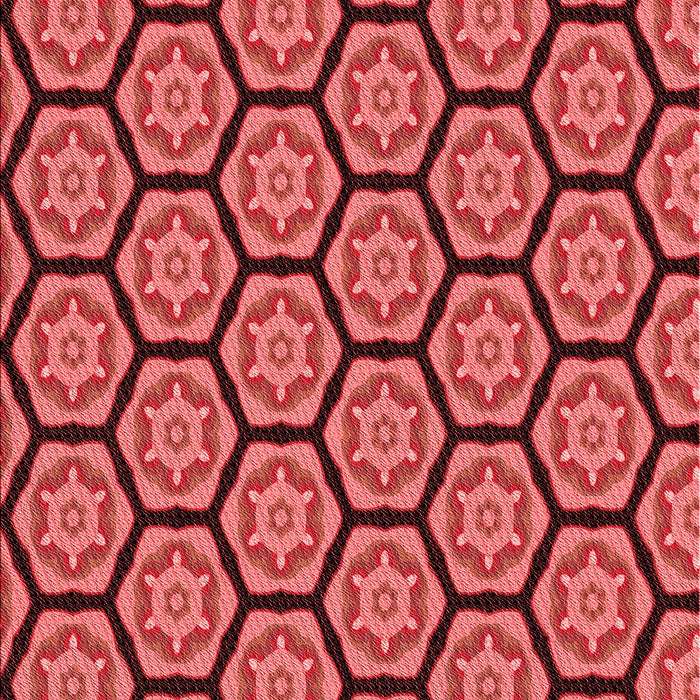 Patterned Red Rug, pat496rd