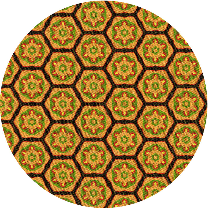 Square Machine Washable Transitional Brown Rug in a Living Room, wshpat496yw