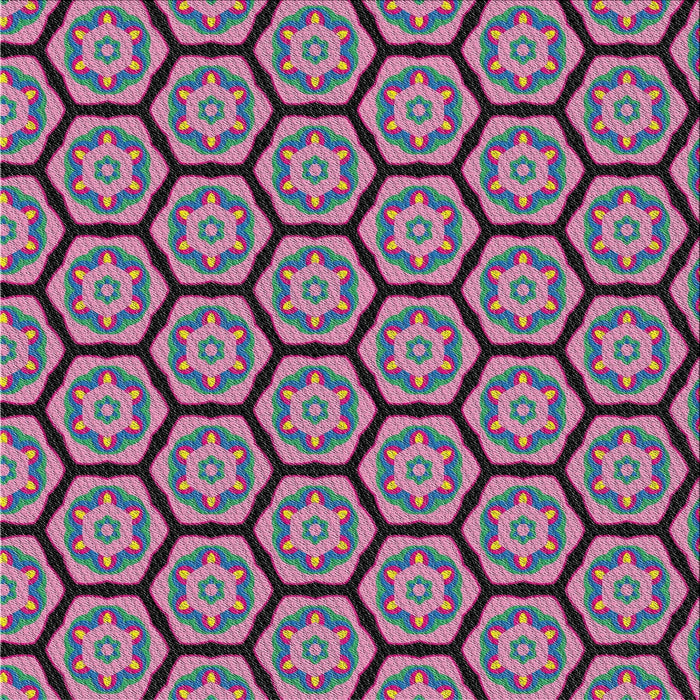 Square Patterned Dark Raspberry Purple Novelty Rug, pat496