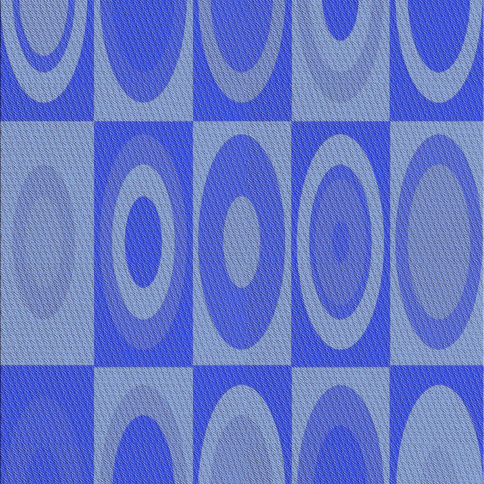 Patterned Sky Blue Rug, pat497blu