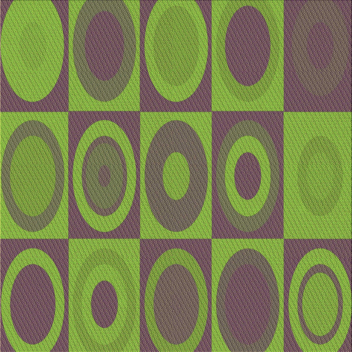 Round Patterned Rosy-Finch Purple Rug, pat497brn