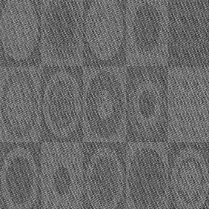 Round Machine Washable Transitional Gray Rug, wshpat497gry