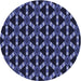 Square Patterned Night Blue Rug, pat498blu