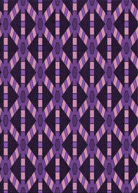 Machine Washable Transitional Dark Purple Rug, wshpat498pur