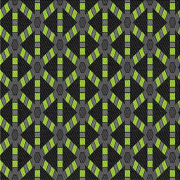 Square Patterned Mid Gray Novelty Rug, pat498