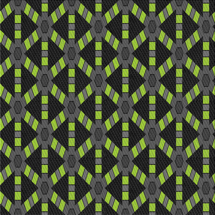 Square Patterned Mid Gray Novelty Rug, pat498