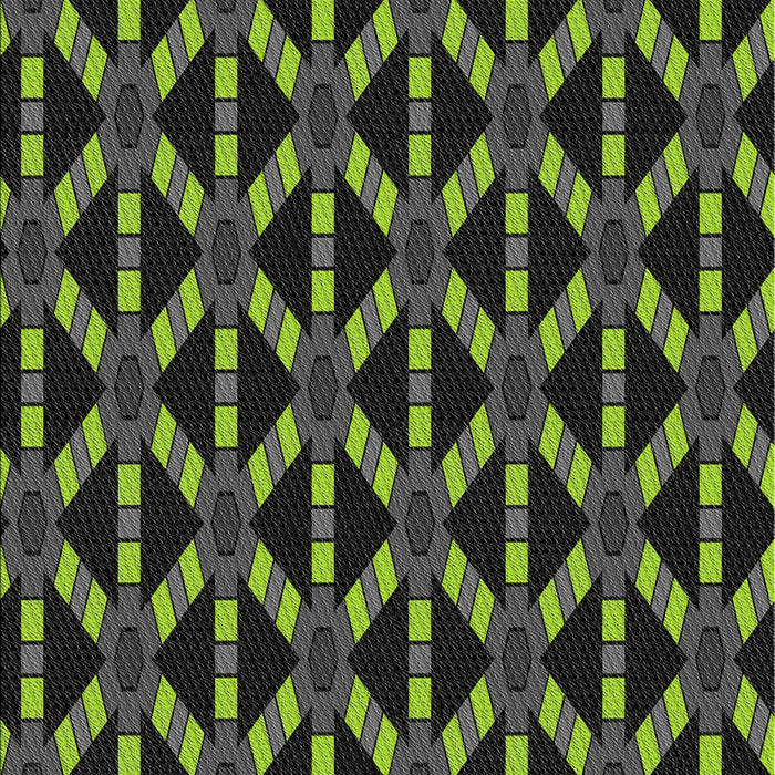 Patterned Mid Gray Novelty Rug, pat498