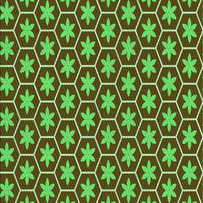 Patterned Green Rug, pat499grn