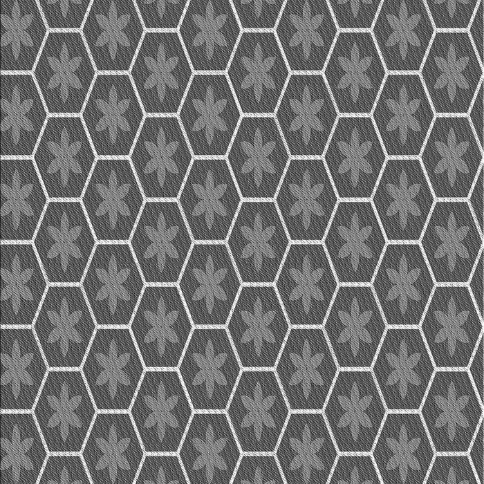 Machine Washable Transitional Gray Rug, wshpat499gry