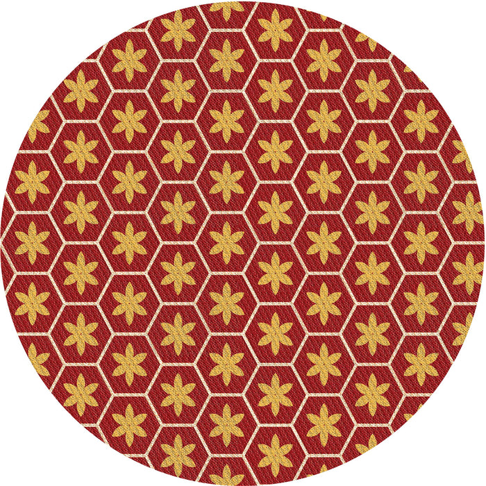 Square Machine Washable Transitional Orange Rug in a Living Room, wshpat499org