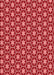 Patterned Red Rug, pat499rd