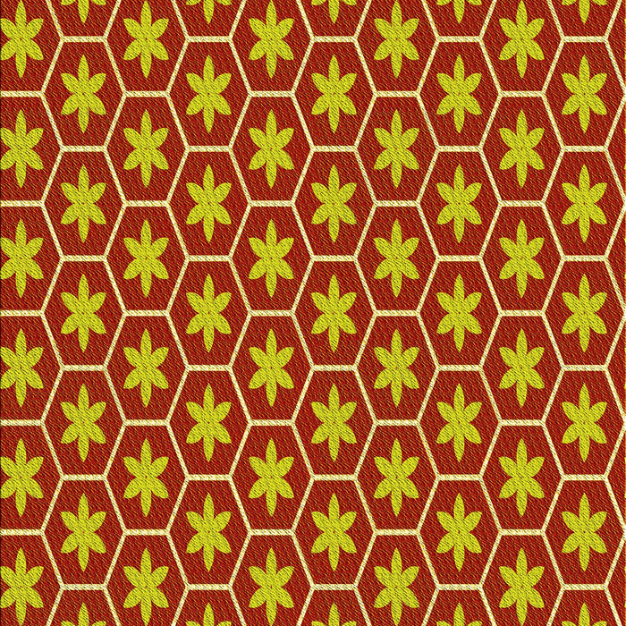 Patterned Yellow Rug, pat499yw