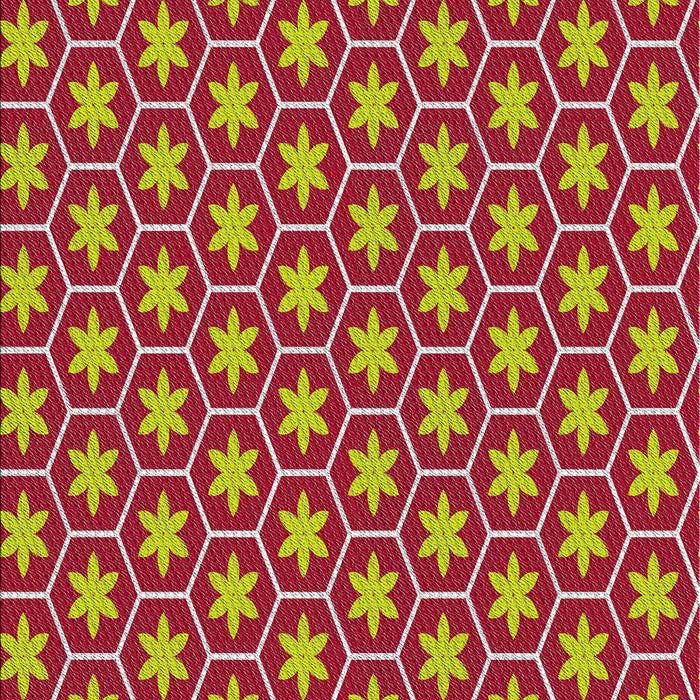 Patterned Red Novelty Rug, pat499