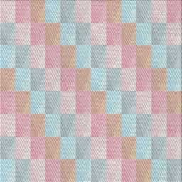 Square Patterned Gray Novelty Rug, pat49