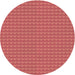 Square Patterned Crimson Red Rug, pat5brn