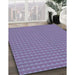 Machine Washable Transitional Purple Mimosa Purple Rug in a Family Room, wshpat5lblu
