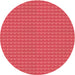 Square Patterned Red Rug, pat5org