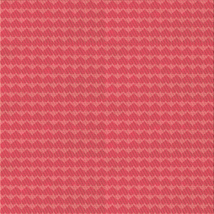 Round Patterned Red Rug, pat5org