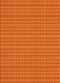 Patterned Neon Orange Rug, pat5yw