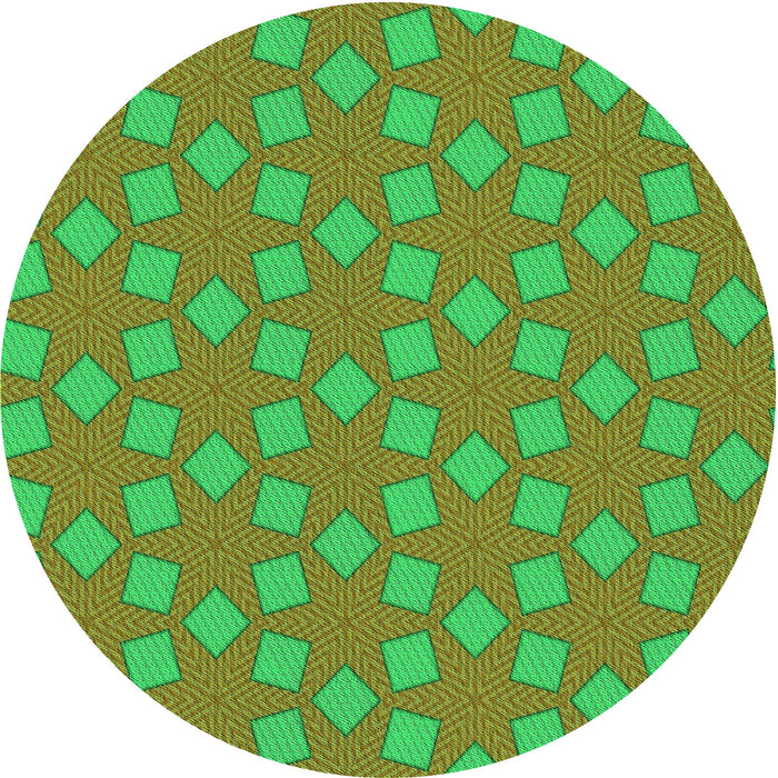 Square Machine Washable Transitional Olive Green Rug in a Living Room, wshpat500grn