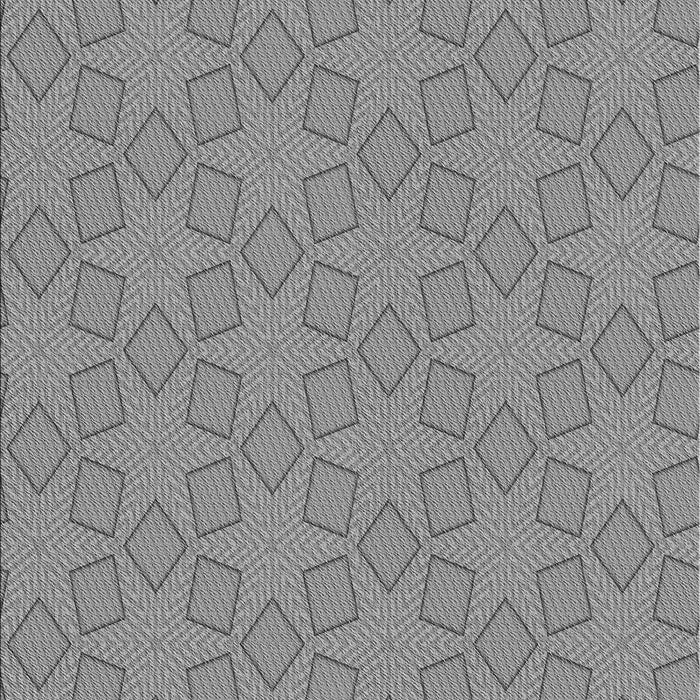 Machine Washable Transitional Dark Gray Rug, wshpat500gry