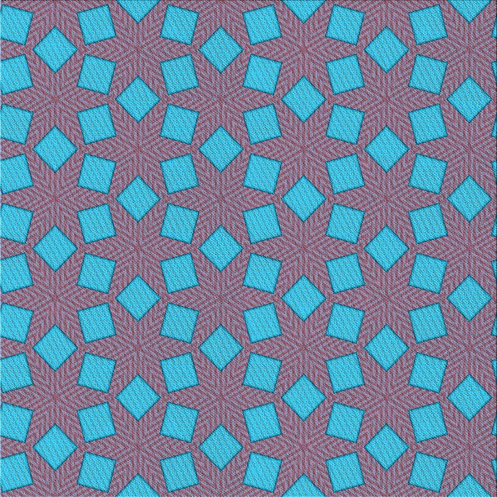 Round Machine Washable Transitional Bright Turquoise Blue Rug, wshpat500lblu