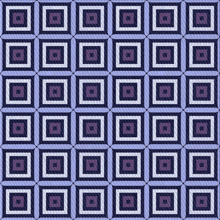 Round Machine Washable Transitional Jeans Blue Rug, wshpat501blu