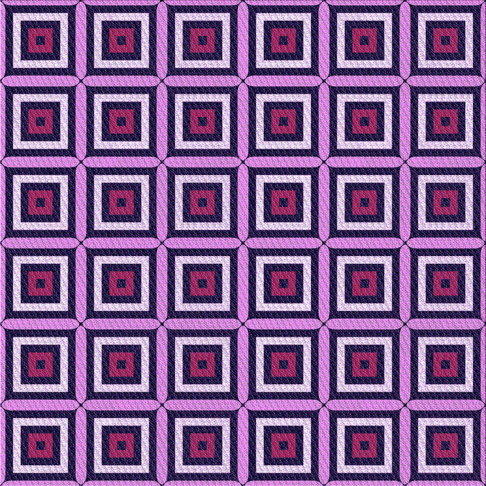 Round Machine Washable Transitional Violet Purple Rug, wshpat501pur