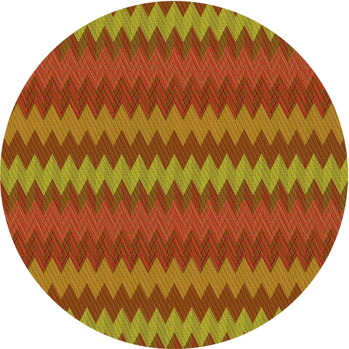 Square Machine Washable Transitional Caramel Brown Rug in a Living Room, wshpat502yw