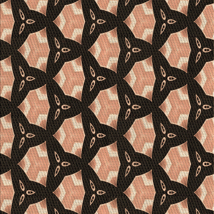 Patterned Brown Sand Brown Rug, pat503brn