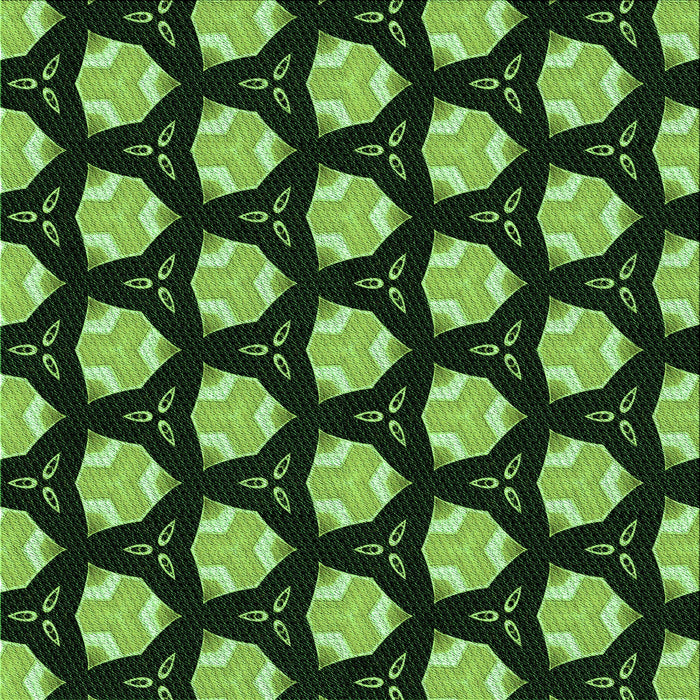 Round Machine Washable Transitional Green Rug, wshpat503grn