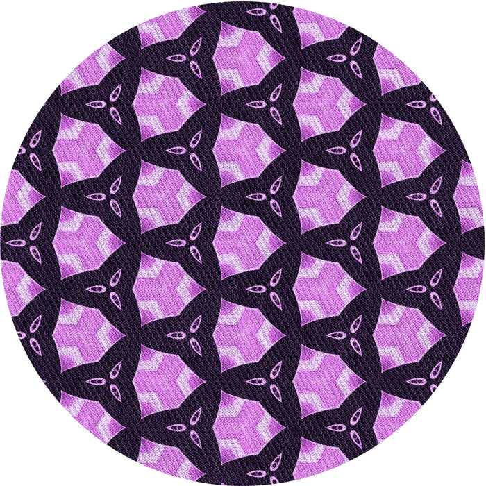 Square Machine Washable Transitional Purple Rug in a Living Room, wshpat503pur