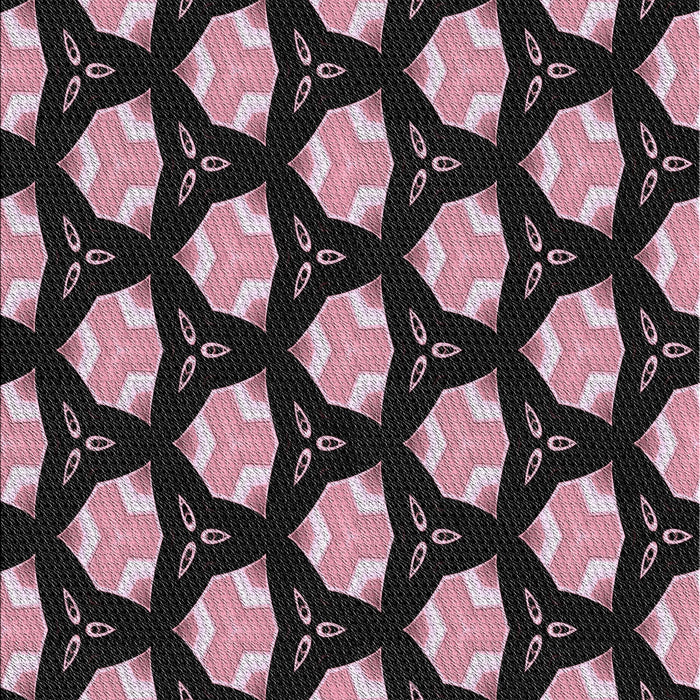 Patterned Mid Gray Novelty Rug, pat503