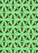 Patterned Green Rug, pat504grn