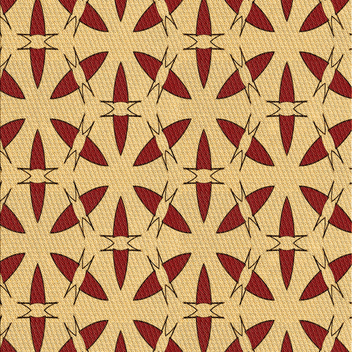 Patterned Mahogany Brown Rug, pat504org