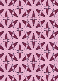 Machine Washable Transitional Pastel Purple Pink Rug, wshpat504pur