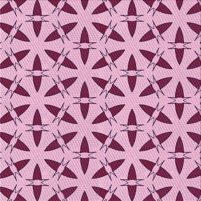 Round Patterned Pastel Purple Pink Rug, pat504pur